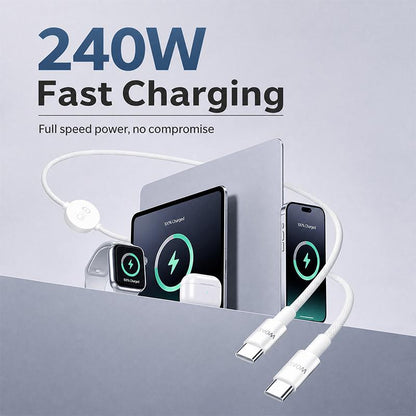 📱 Last Day Special Price £9.99! ⌚ Multi-Device Fast Charging Cable – Snap-On Watch Charger & USB-C Power