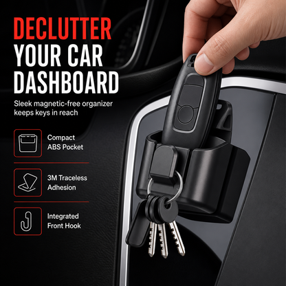 🏆 Last Day Special Price £8.99! 🔥Buy 1 Get 1 Free🎁Car Key Fob Holder with Hook