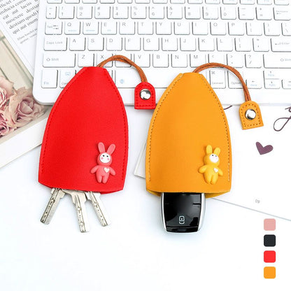 🏆 Last Day Special Price £9.99! 🔥Buy 1 Get 1 Free🎁Cute Bunny Key Bag Key Chain Organizer - Great Gift