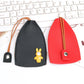 🏆 Last Day Special Price £9.99! 🔥Buy 1 Get 1 Free🎁Cute Bunny Key Bag Key Chain Organizer - Great Gift