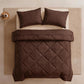 3-Piece Quilted Comforter Set with Shams