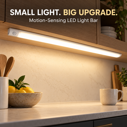 🏆 Last Day Special Price £8.99! 🔥Buy more save more🎁Ultra-Thin Motion Sensor LED Light Bar