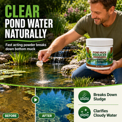 🏆 Last Day Special Price £9.99! 🔥Buy 2 Get 1 Free🎁Pond Water Clarifier Powder for Fish Ponds and Pools