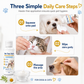 🏆 Last Day Special Price £9.78 ! 🐱Buy 2 Get 1 Free🐶Pet Tear Stain Remover Cream