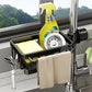 🧽 LIMITED-TIME 50% OFF! 🚰Faucet‑Mounted Sink‑Sponge‑Holder | Tool‑Free Install, Removable‑Drip‑Tray & Side‑Hook🏠