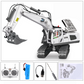🏆 LIMITED-TIME 50% OFF! 🚜Heavy-Duty Alloy Remote Control Excavator Toy
