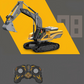🏆 LIMITED-TIME 50% OFF! 🚜Heavy-Duty Alloy Remote Control Excavator Toy