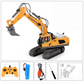 🏆 LIMITED-TIME 50% OFF! 🚜Heavy-Duty Alloy Remote Control Excavator Toy