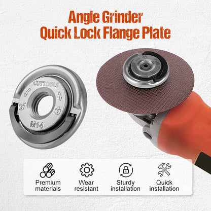 🏆 Last Day Special Price £9.99! ⚙️Buy 1 Get 1 Free🎁Angle Grinder Quick Lock Flange Plate
