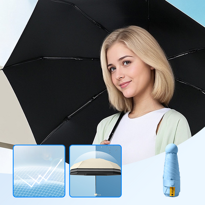 🏆 Last Day Special Price £9.99! ☁️Buy more save more☂️Compact Folding UV Protection Umbrella