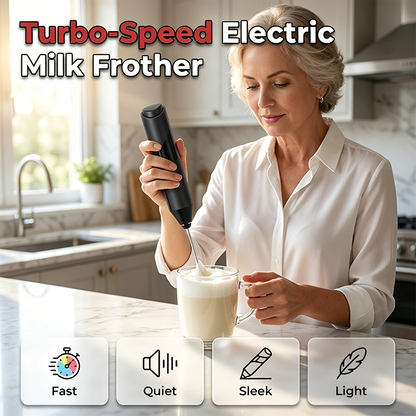 🏆 Last Day Special Price £9.78! 🔥Buy more save more🎁Handheld High-Speed Electric Milk Frother