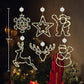 🎄 Last Day Special Price £9.99! ❄️ DIY Christmas Snowflake Suction Cup LED Lights ✨ | Battery Operated, Warm & Multi-Colour, Window Suction Lights, Christmas Home & Party Decor