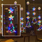 🎄 Last Day Special Price £9.99! ❄️ DIY Christmas Snowflake Suction Cup LED Lights ✨ | Battery Operated, Warm & Multi-Colour, Window Suction Lights, Christmas Home & Party Decor
