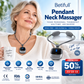 🏆 Last Day Special Price £9.99!🎁Pendant Neck Massager – wearable design, 3 heat levels & 9 intensities melt away stiffness. 🔥