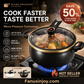 🔥Limited time 50% off!🥘Non-stick Enamel Micro-pressure Pot👨‍🍳The first step to becoming a chef！